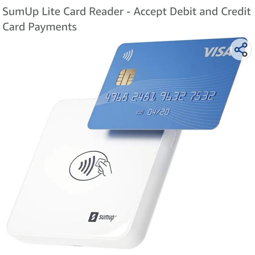 Portable card reader for business